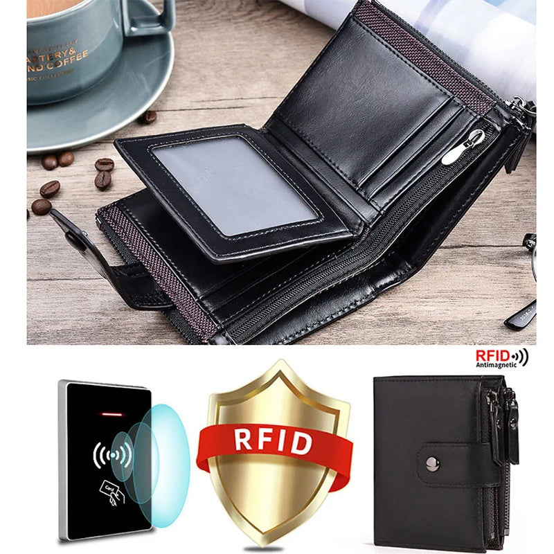 Carteira de Couro Clássica Allegante Ziper - Alleganza