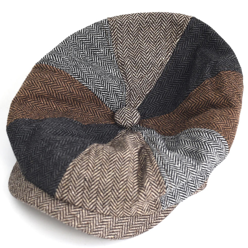 Boina Masculina Octogonal Jornaleiro | Allegante Newsboy - Alleganza