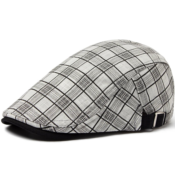 Boina Masculina Vintage Xadrez | Allegante