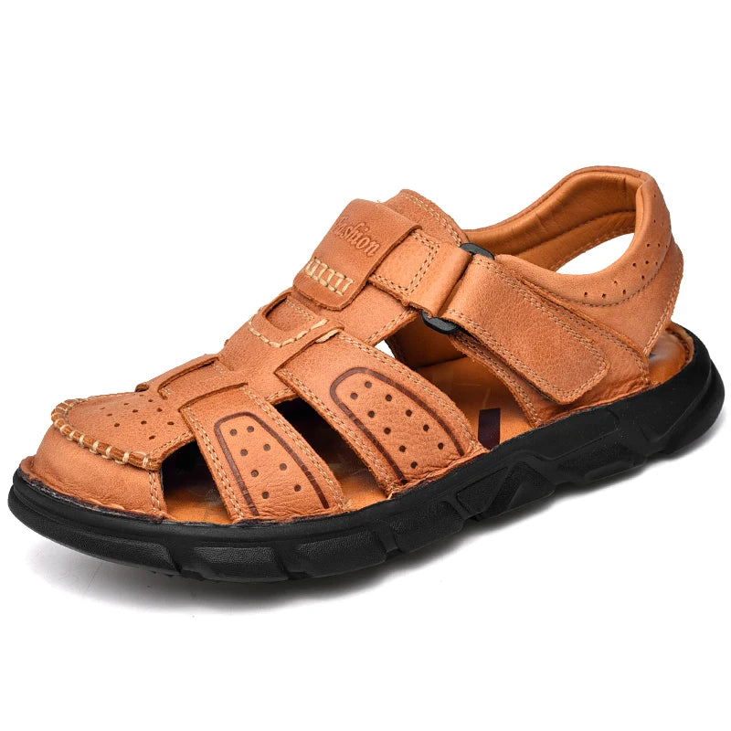 Sandália Masculina de Couro Legítimo | Allegante Comfort III - Alleganza