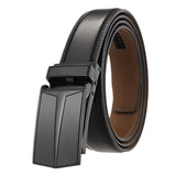 Cinto Masculino de Couro com Fivela Catraca | Casualle Silver II