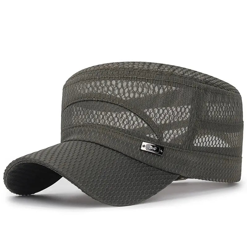 Boné Estilo Militar com Tela Respirável