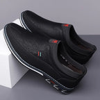Par de mocassins Allegante Gentleman preto sobre bloco
