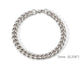 Pulseira Masculina de Aço Inoxidável | Allegante Bracelet II 7mm Prateada