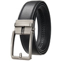 Cinto Masculino de Couro Legítimo Allegante New na cor preto