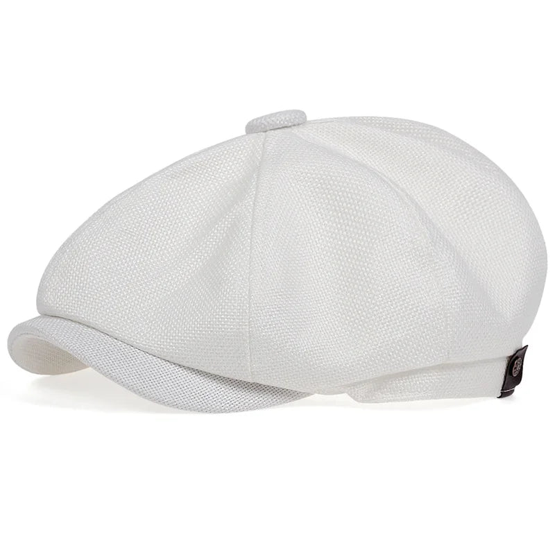 boina classica casualle na cor branco