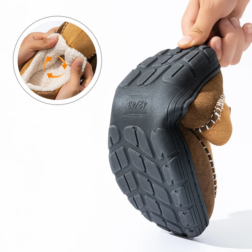 Pantufa Térmica de Pelúcia com Solado Antiderrapante | Nordik