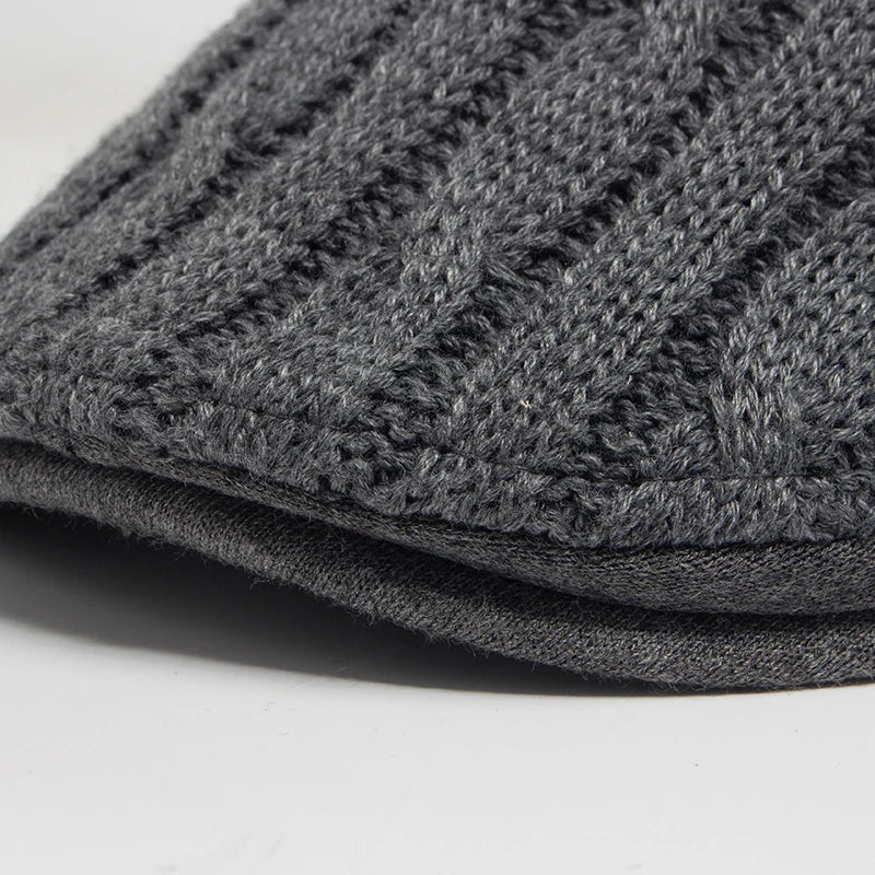 Boina Masculina de Tricô Estilo Jornaleiro | Imperialle Nord