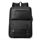 Mochila Executiva de Couro Premium com Aba | Allegante Urban Pro Preto