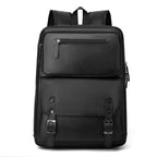 Mochila Executiva de Couro Premium com Aba | Allegante Urban Pro