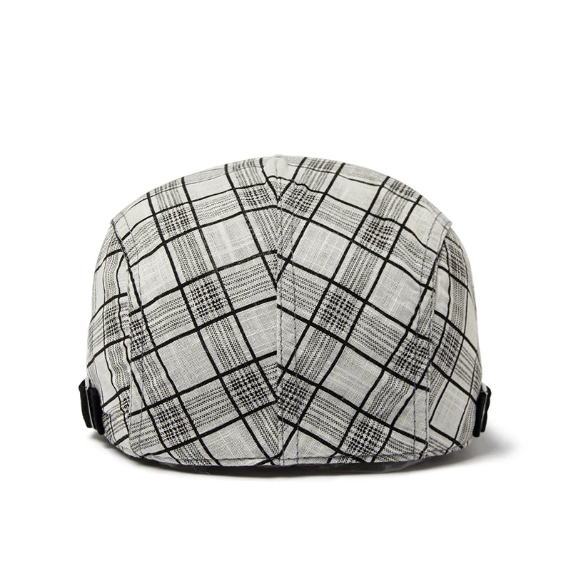 Boina Masculina Vintage Xadrez | Allegante - Alleganza