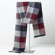 Cachecol Masculino Longo Vermelho | Allegante Men II Vermelho Xadrez 1