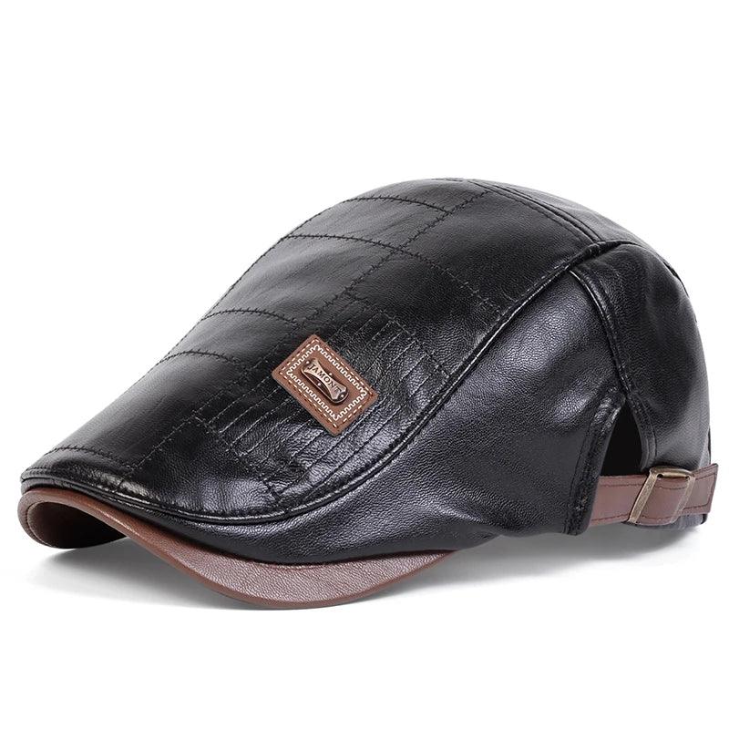 Boina Masculina de Couro Shelby II - Alleganza