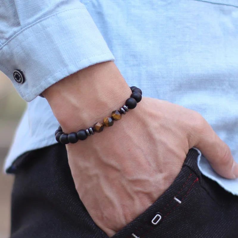 Pulseira Masculina Olho de Tigre | Allegante Bracelet