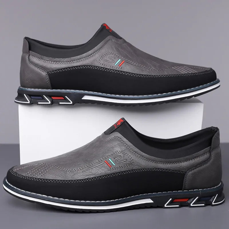 Par de mocassins Allegante Gentleman cinza