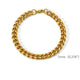 Pulseira Masculina de Aço Inoxidável | Allegante Bracelet II 7mm Dourada