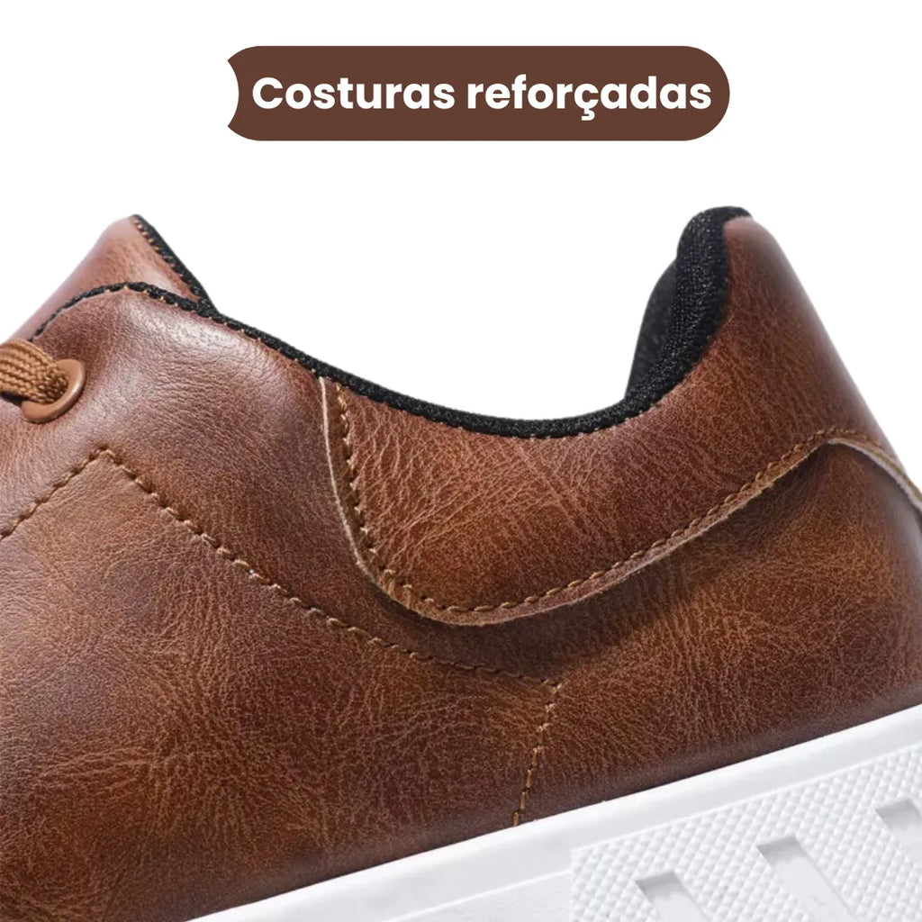 Sapatênis Masculino de Couro Allegante - Alleganza