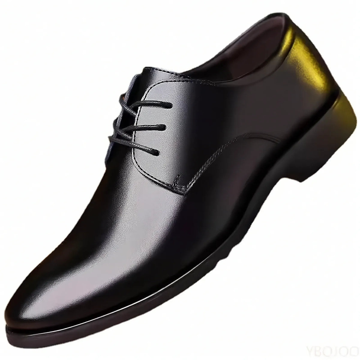 Sapato Social Masculino de Couro PU Allegante Men preto, vista lateral