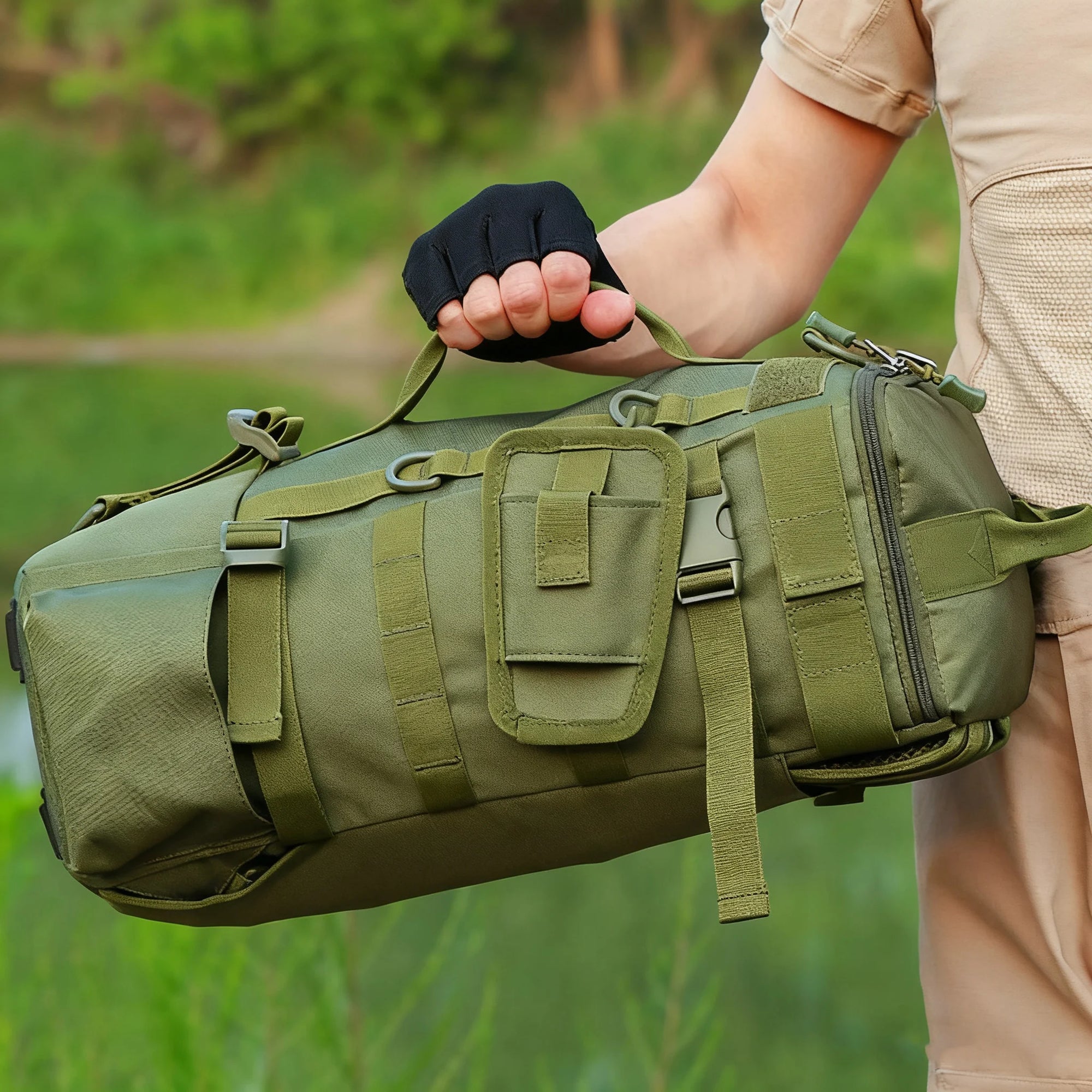 Mochila de Pesca Impermeável Multifuncional com Sistema Molle | Outdoor ProPack