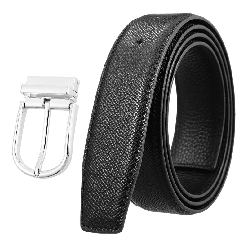 Cinto Social Masculino com Fivela Removível em Metal | Allegante Silver II