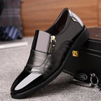 Mocassim Masculino Bico Fino em Couro PU | Allegante Torino
