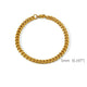 Pulseira Masculina de Aço Inoxidável | Allegante Bracelet II 5mm Dourada