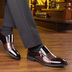 Mocassim Masculino Bico Fino em Couro PU | Allegante Torino