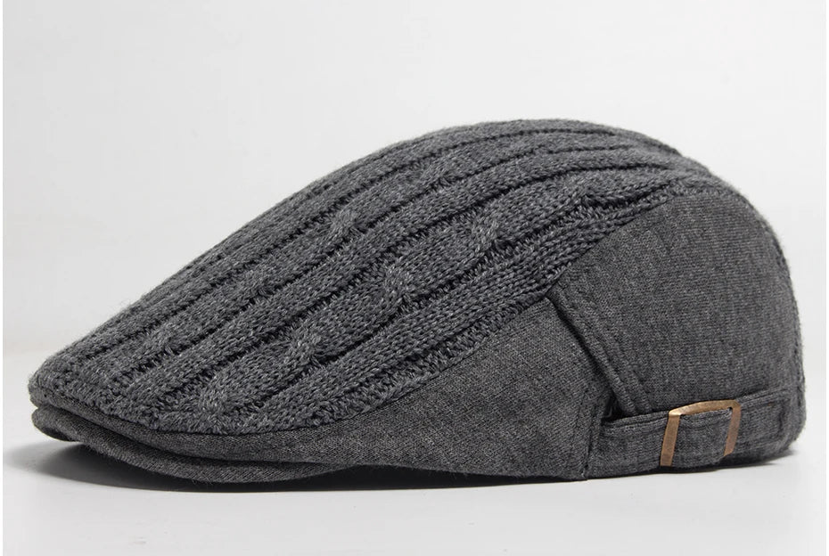 Boina Masculina de Tricô Estilo Jornaleiro | Imperialle Nord