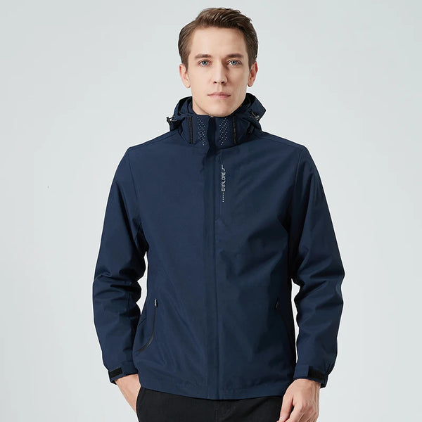 Jaqueta Masculina Impermeável e Corta-Vento – Design Casual Estações | Allegante Wind
