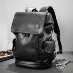 Mochila Executiva de Couro Premium + USB | Allegante Leather II