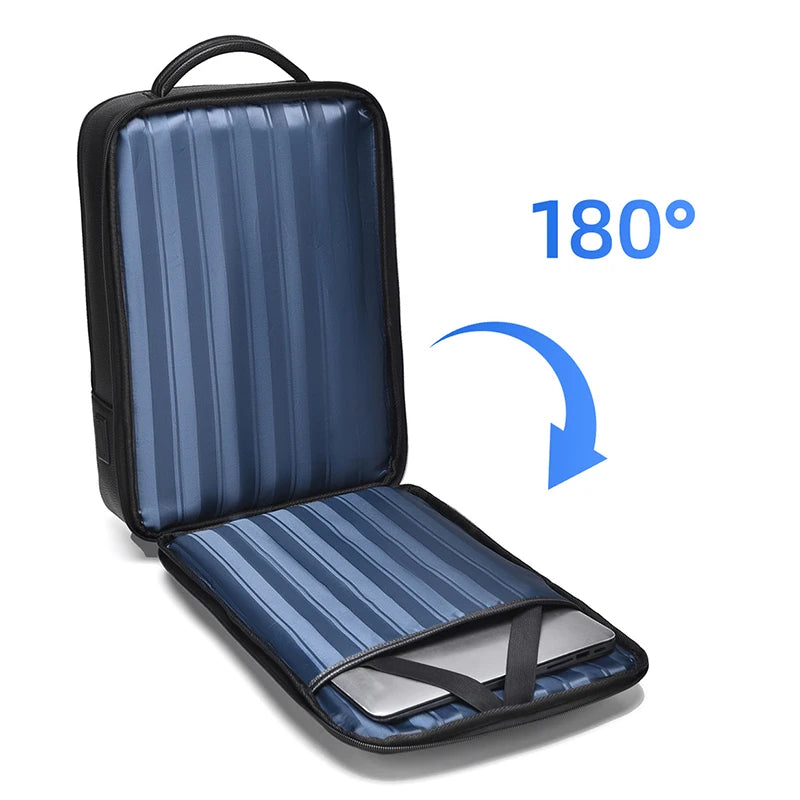 Mochila Executiva de Couro com USB | Allegante Leather