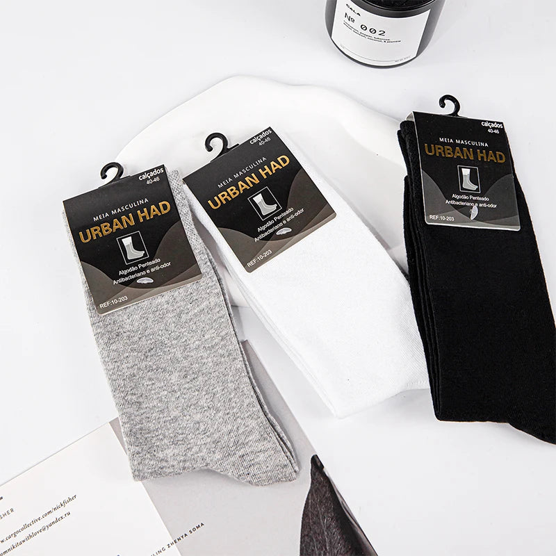 Kit 6 Pares Meias com Algodão Antimicrobiano - Alleganza