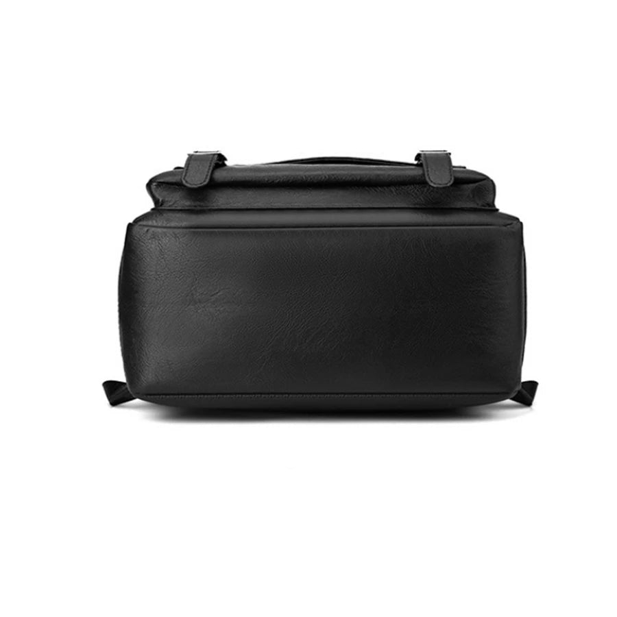 Mochila Executiva de Couro Premium com Aba | Allegante Urban Pro