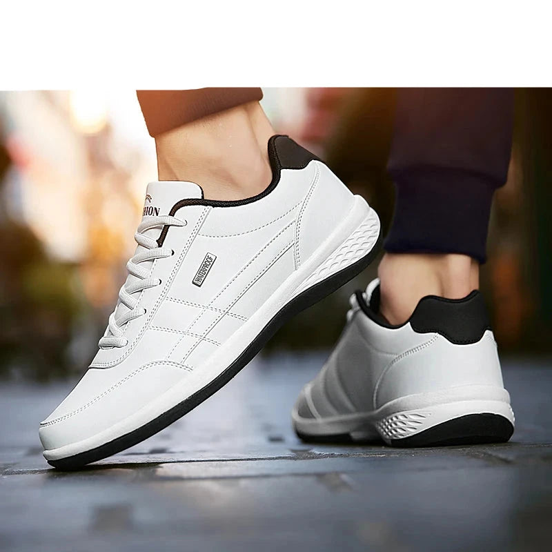 Sapatênis Masculino de Couro Casualle Comfort - Alleganza