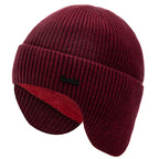 Gorro Unisex com Protetor de Orelha | Casualle Comfort na cor vermelho