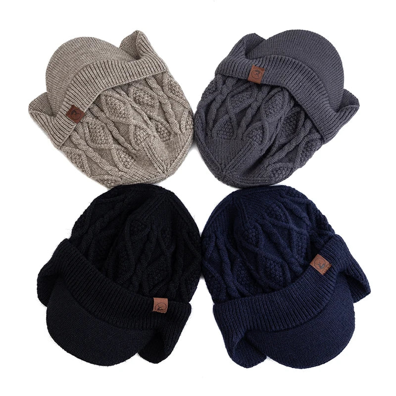 Gorro Tricotado com Protetor de Orelhas | Casualle Winter, cores disponíveis
