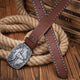 Cinto Country Vintage | Allegante Cowboy Marrom Escuro