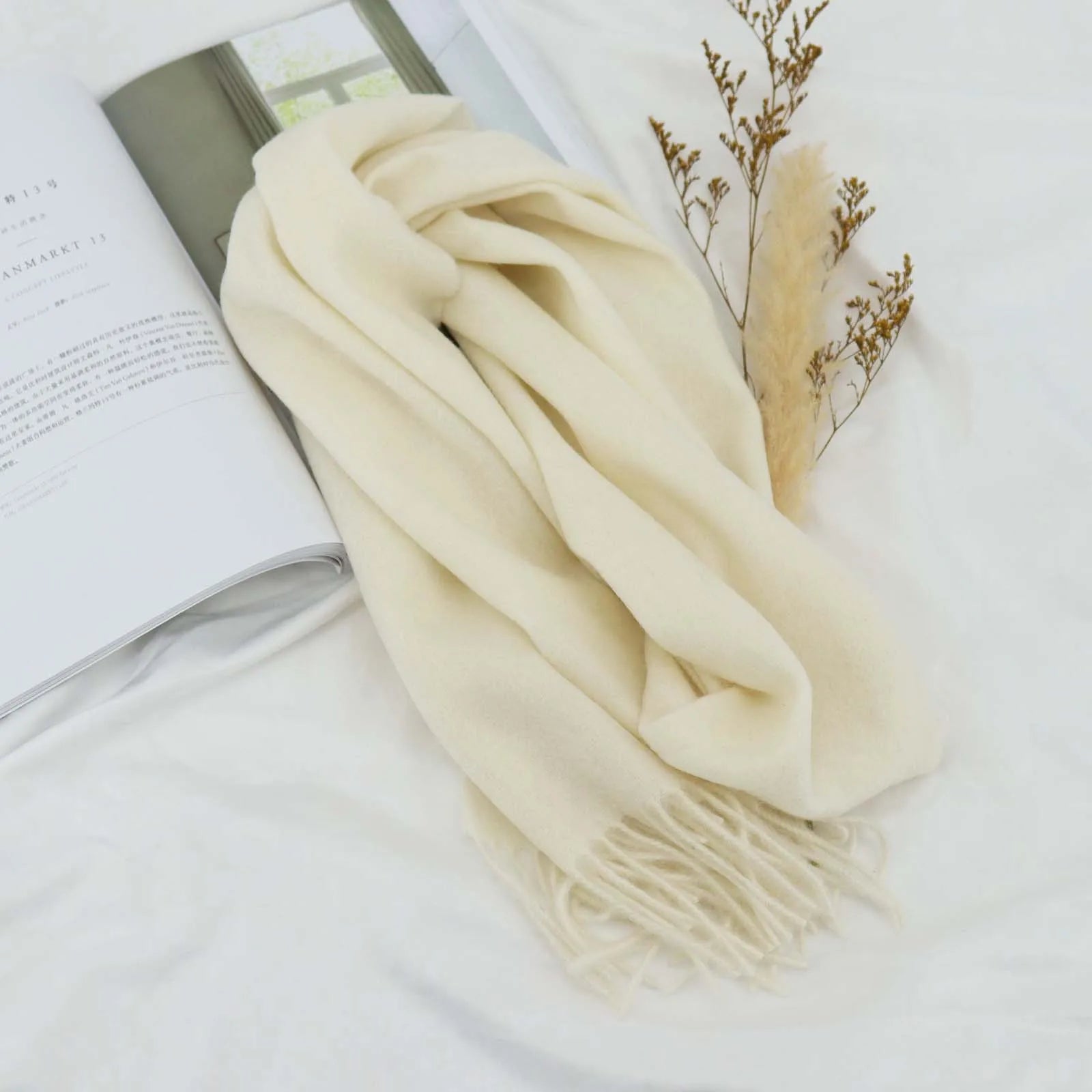 Cachecol Longo 100% Lã Pura | Allegante Scarf - Alleganza