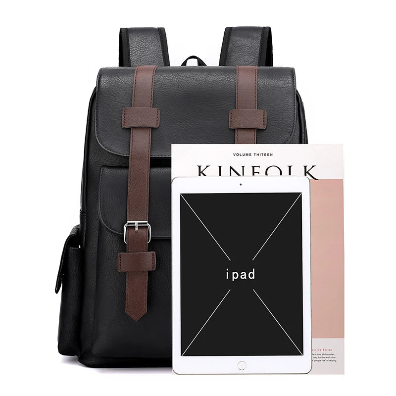 Mochila Executiva de Couro para Laptop Grande | Estilo Casual Premium | Casualle Urban II