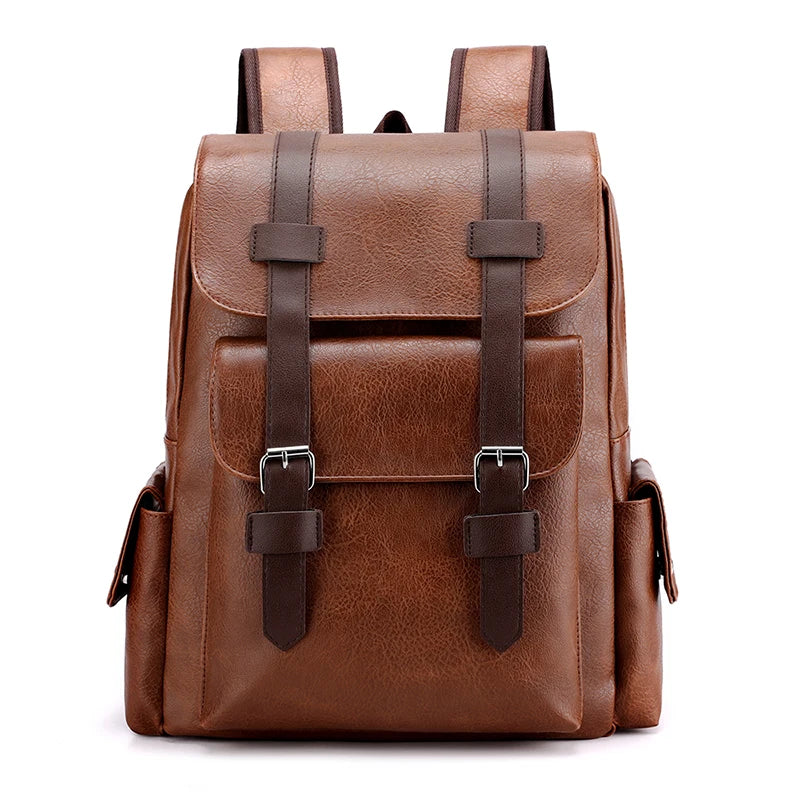 Mochila Executiva de Couro para Laptop Grande | Estilo Casual Premium | Casualle Urban II
