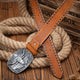 Cinto Country Vintage | Allegante Cowboy Marrom Claro