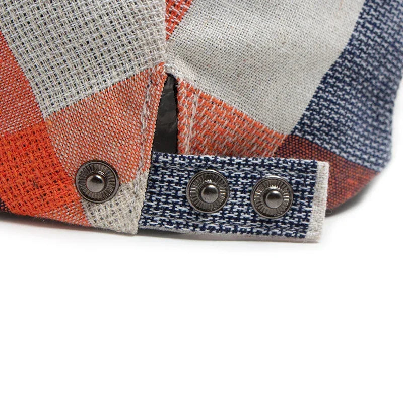 Boina de Algodão Vintage Quadriculada | Allegante Color - Alleganza