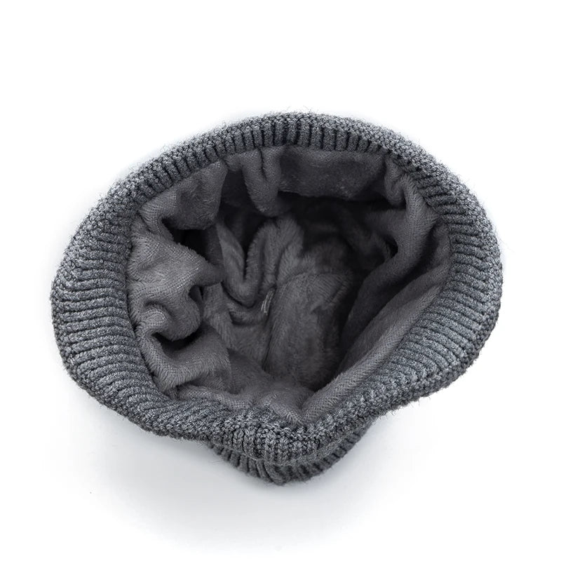 Gorro Unisex com Protetor de Orelha | Casualle Comfort | CINZA, foco na parte interna