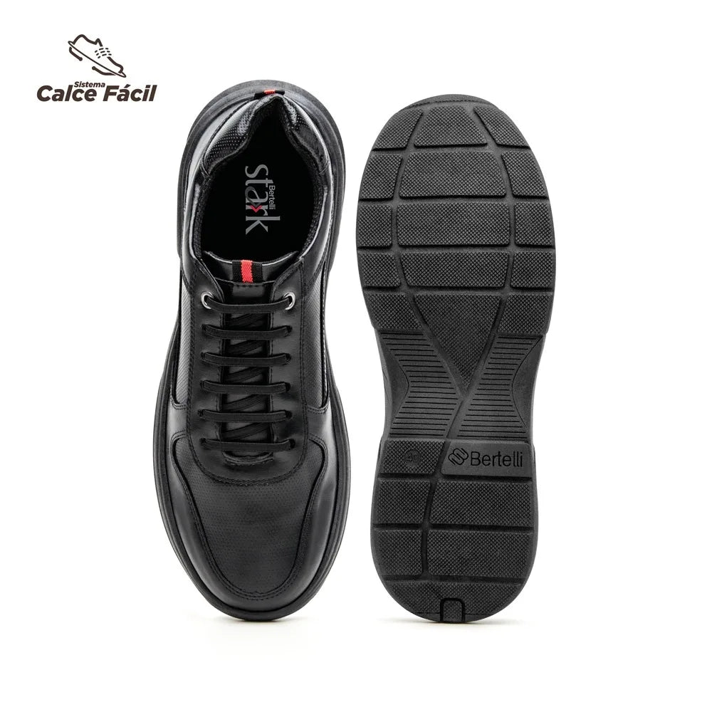 Sapatênis Masculino de Couro Casualle - Alleganza