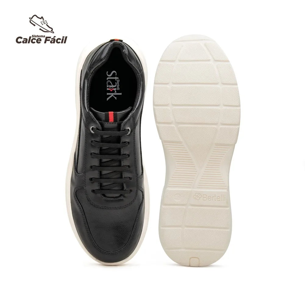 Sapatênis Masculino de Couro Casualle - Alleganza