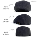 Boina Masculina Italiana de Algodão Allegante - Alleganza