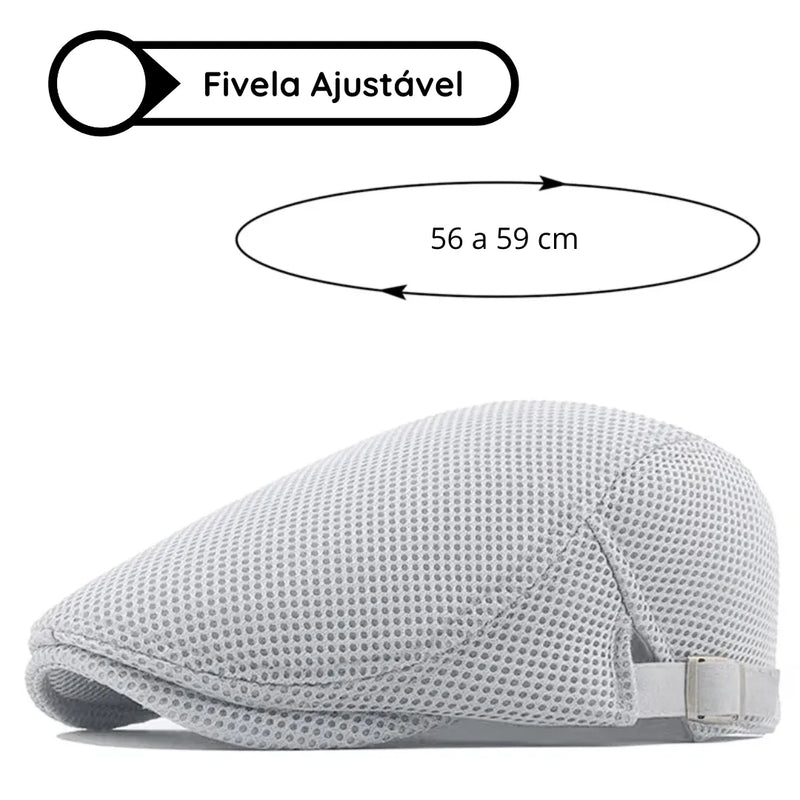 Boina cinza Basicalle Voron – tamanho da circunferencia e fivela ajustavel