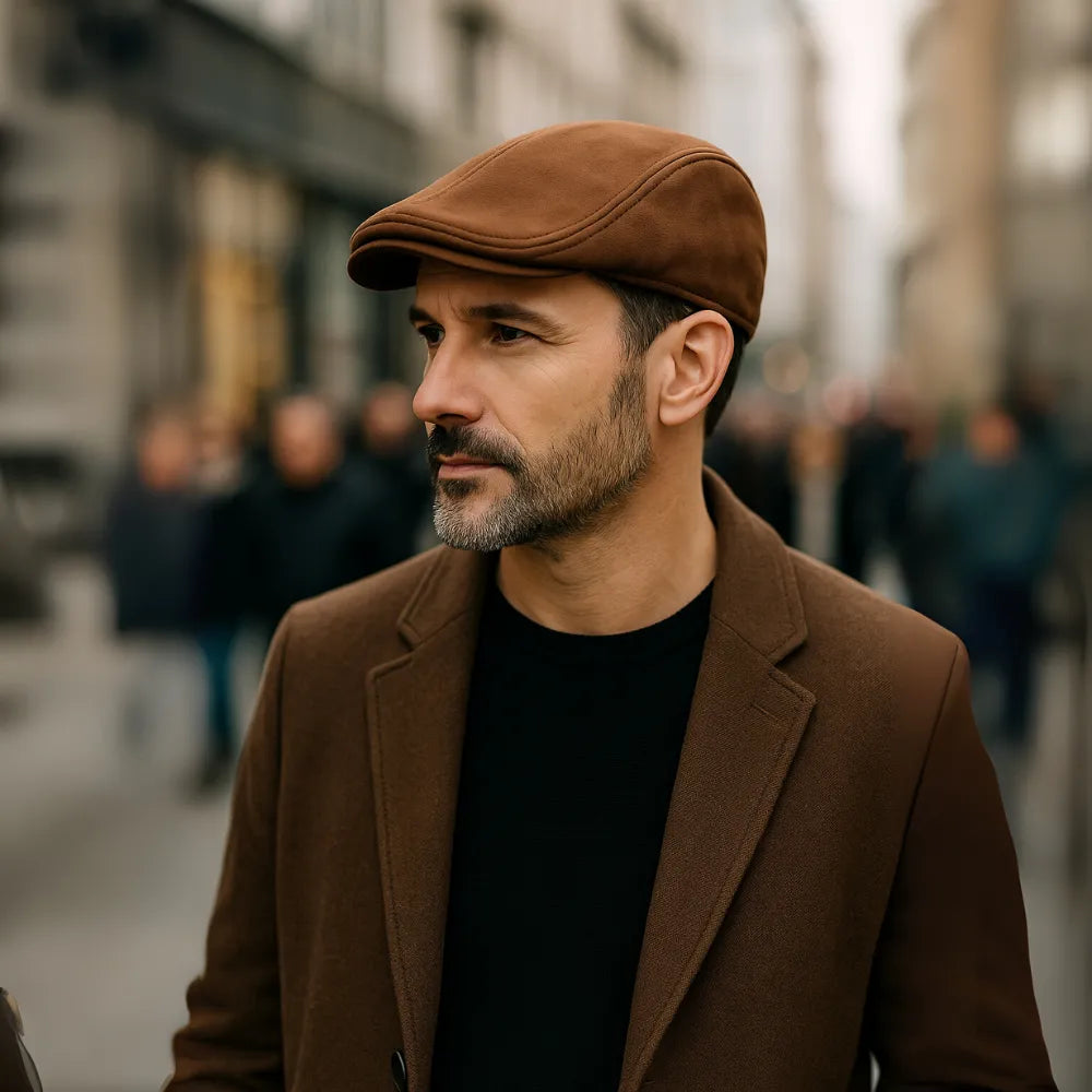 Boina Masculina Clássica Vintage | Estilo Elegante e Atemporal