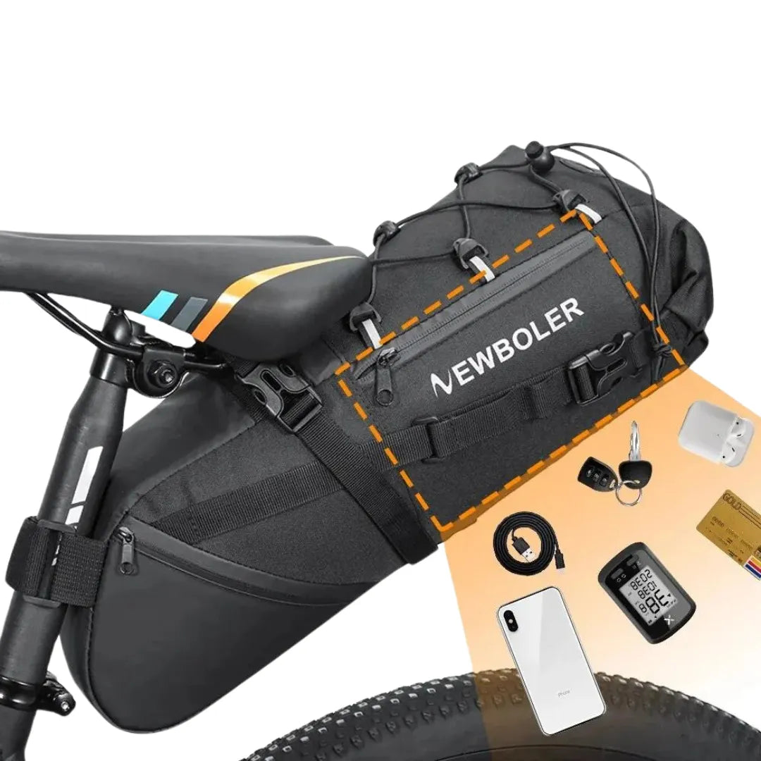Bolsa de Selim Impermeável para Bicicletas - Casualle Bike - Alleganza