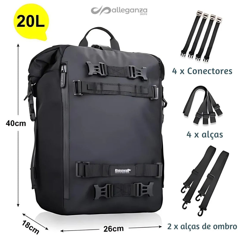 Mochila para Motos com 20 litros de capacidade